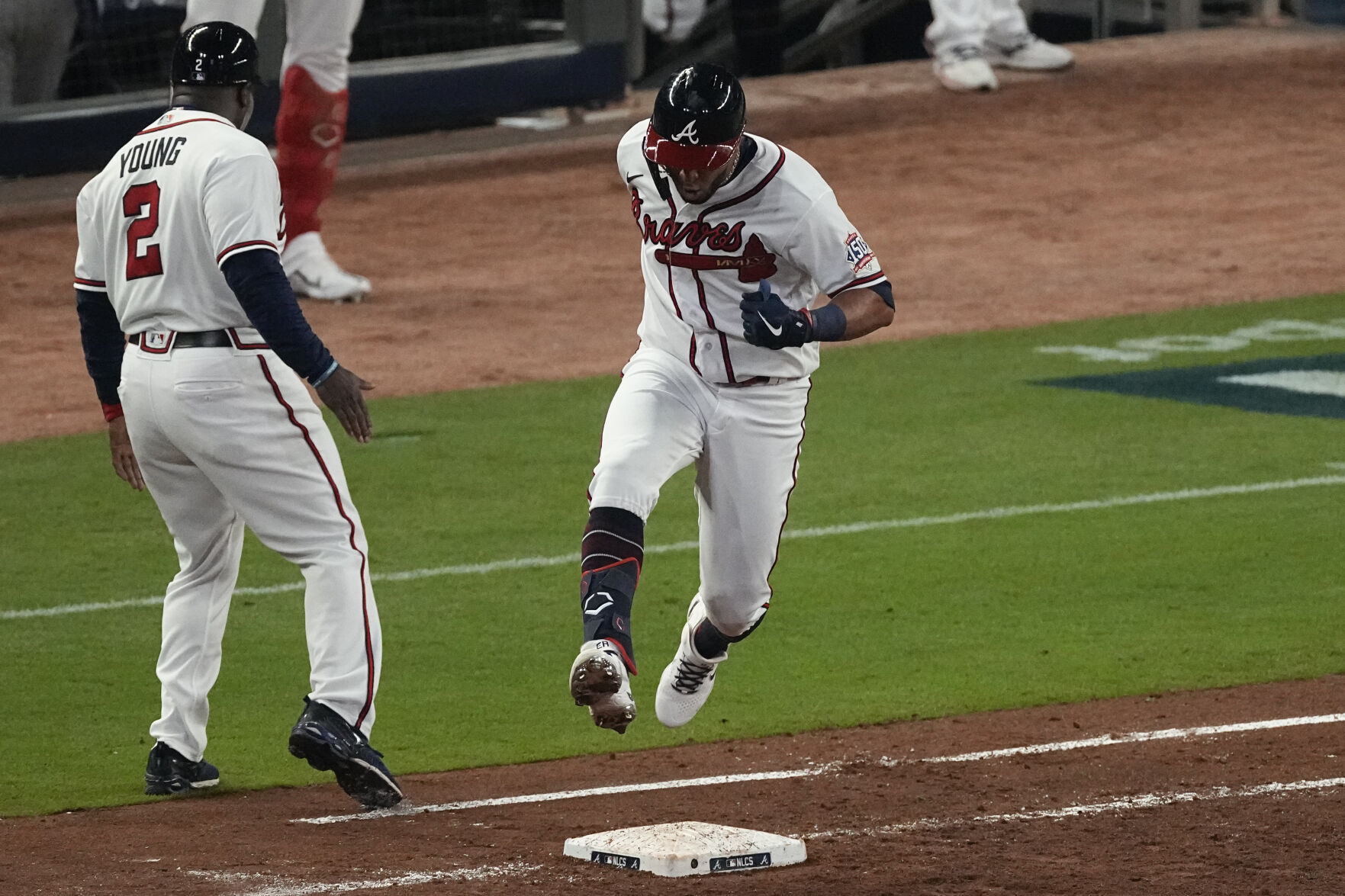 NLCS Dodgers Braves Baseball